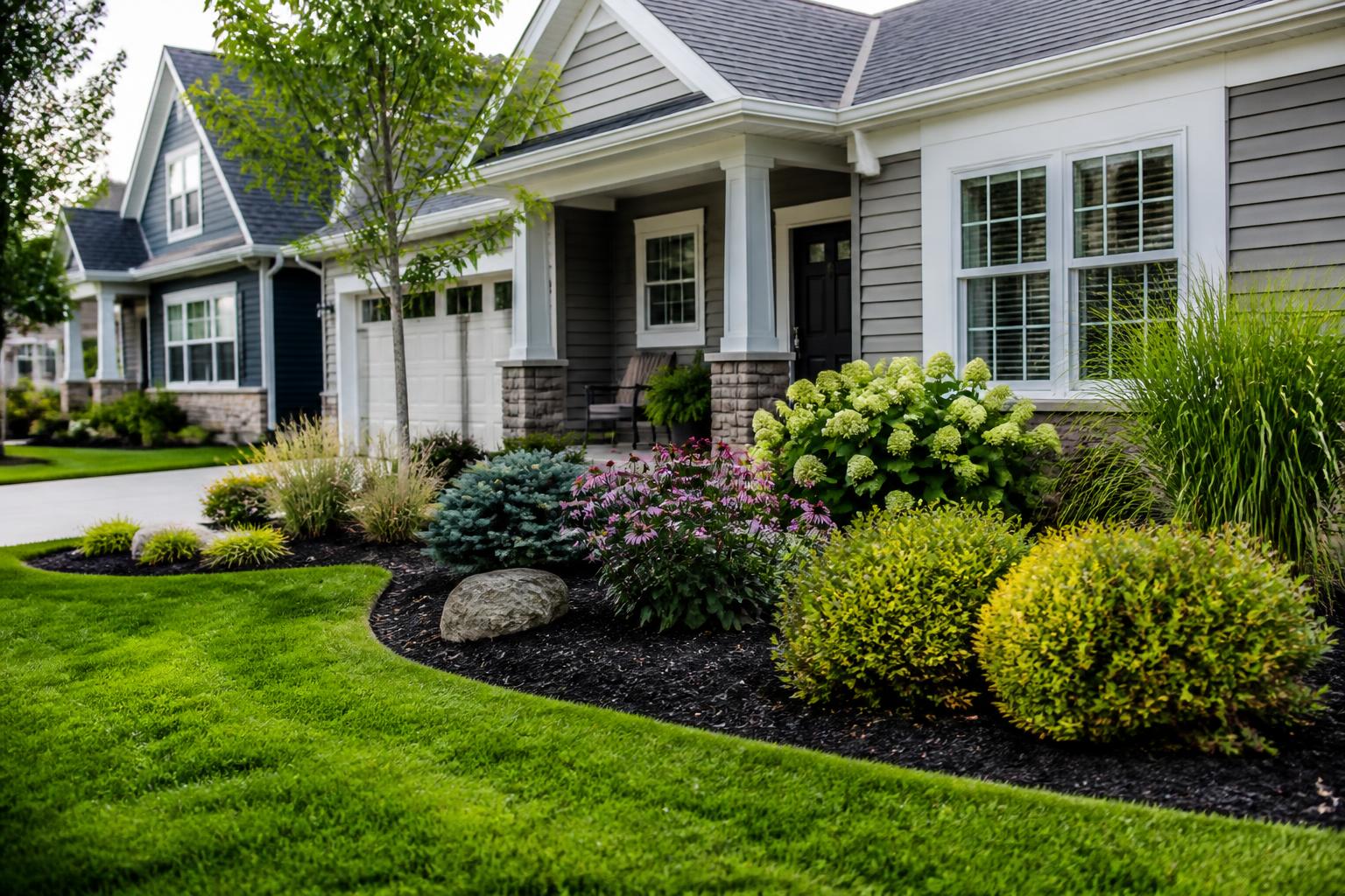 Low-Maintenance Front Yard Landscaping for Ohio Homes