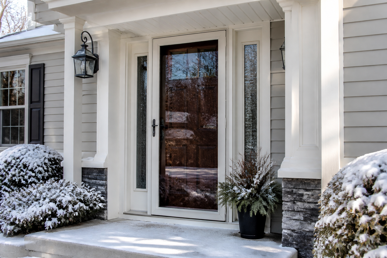 Lower Heating Bills with a Storm Door Installation