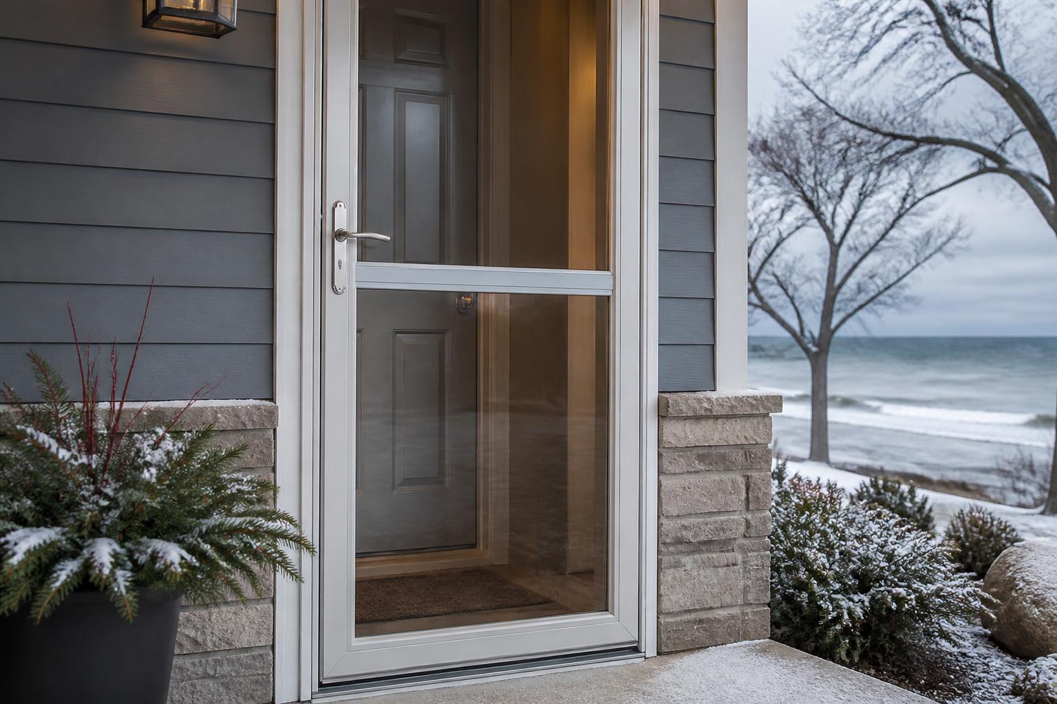 Lower Heating Bills with a Storm Door Installation