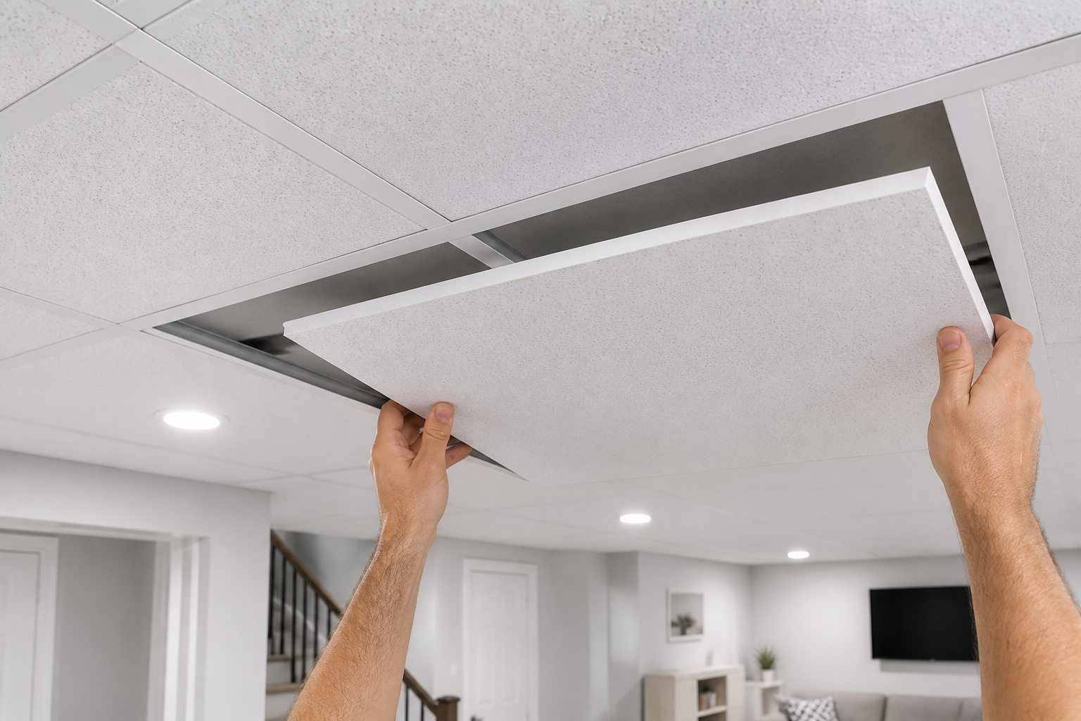 Why Drop Ceilings Are Best for Basement Maintenance